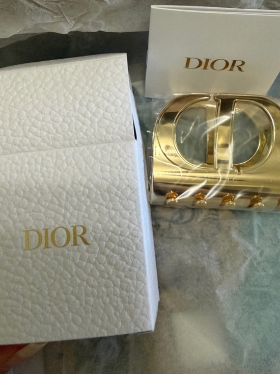 NEW Dior Gold Hair Claw Clip